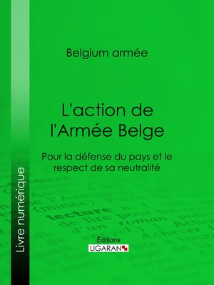 cover image of L'action de l'Armée Belge